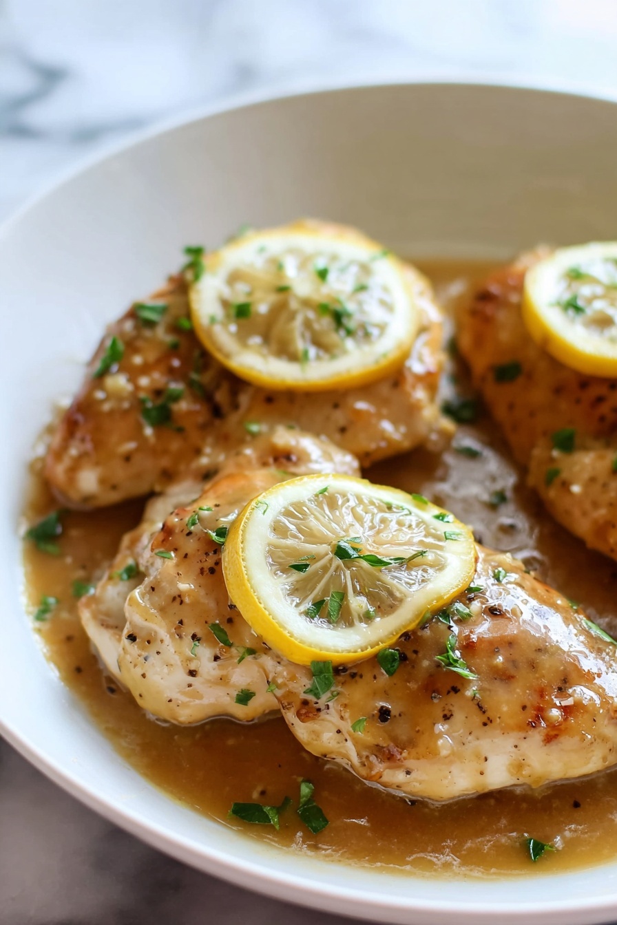 Lemon Garlic Chicken - Serving Suggestion