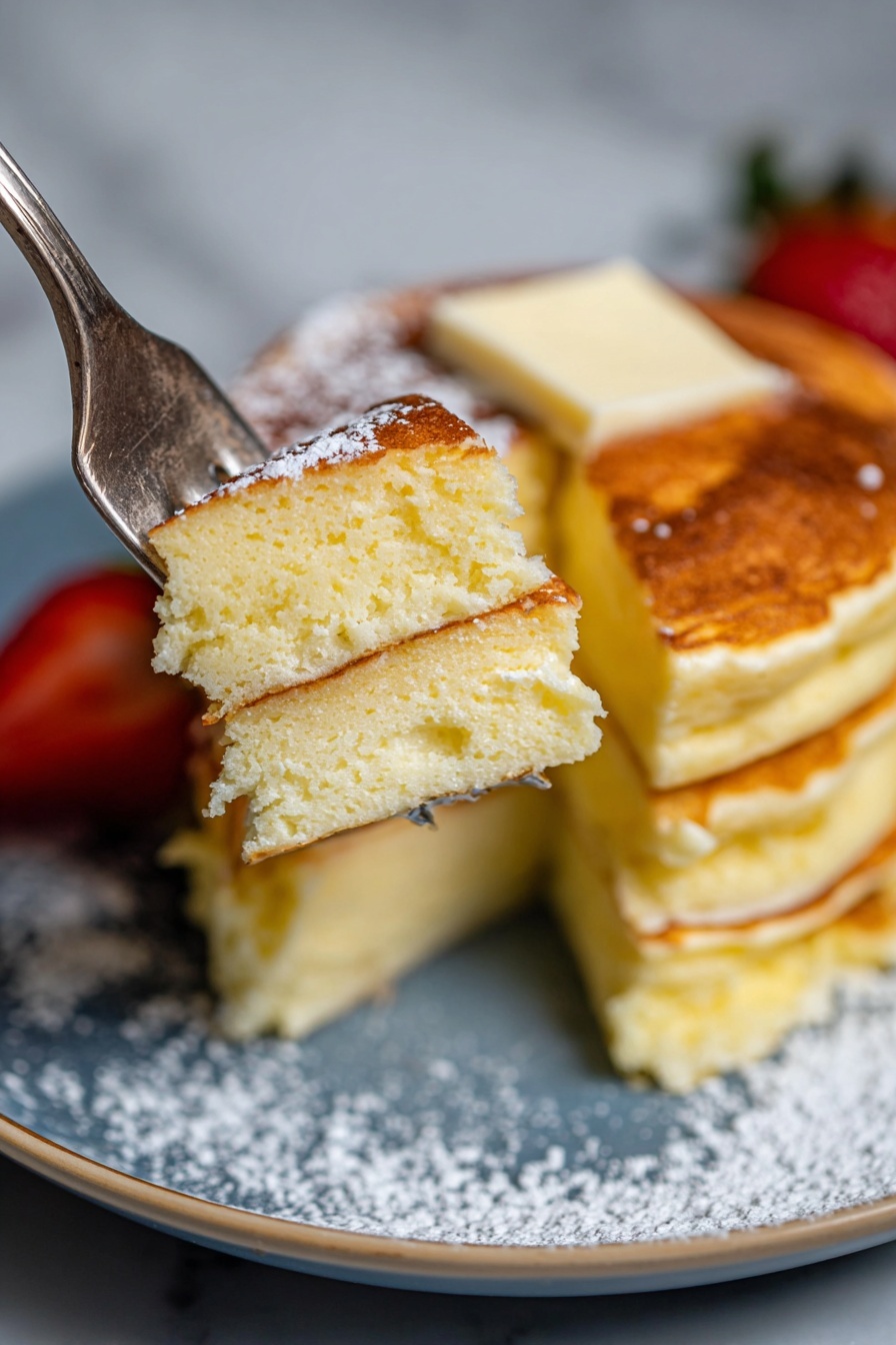 Soufflé Pancakes - Serving Suggestion