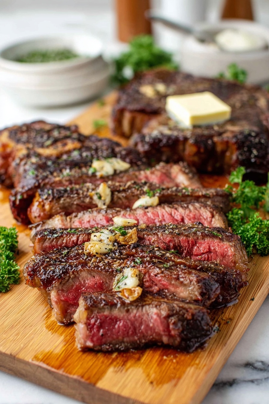 Steak Marinade - Serving Suggestion