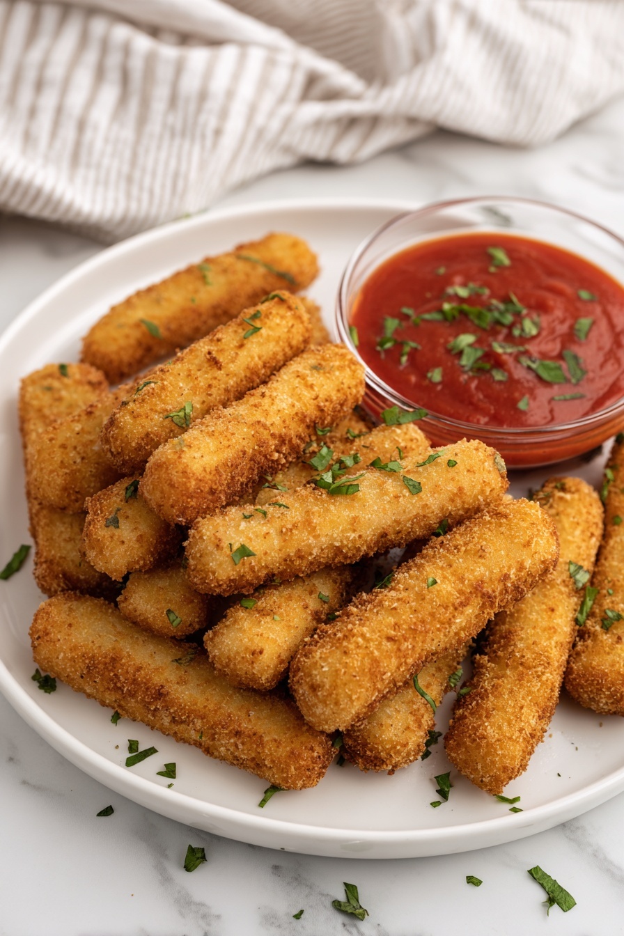 mozzarella sticks - Serving Suggestion