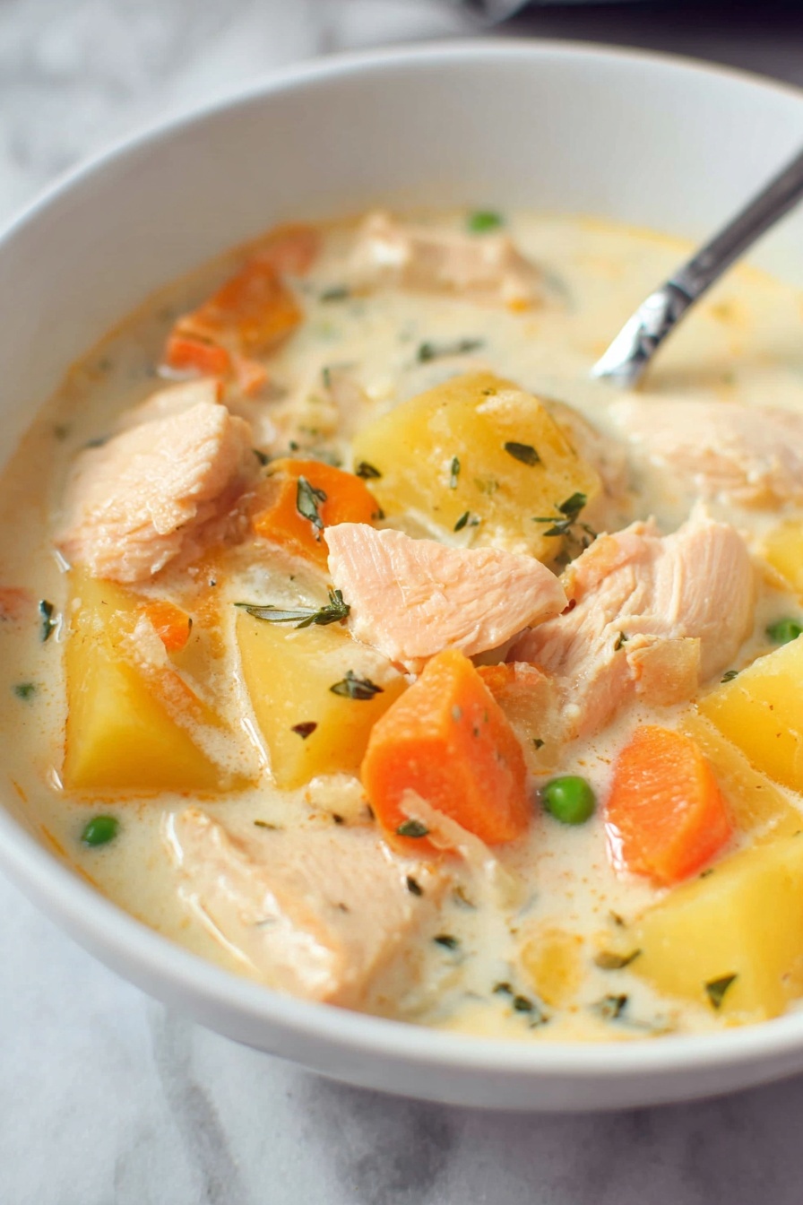 White Wine Chicken Stew - Serving Suggestion