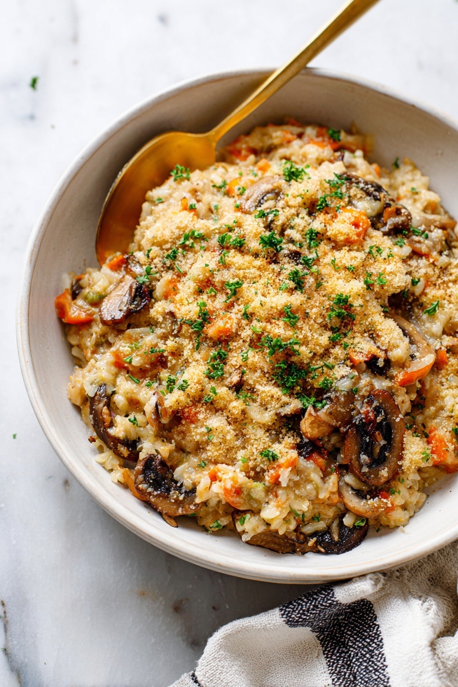 Chicken Wild Rice - Serving Suggestion