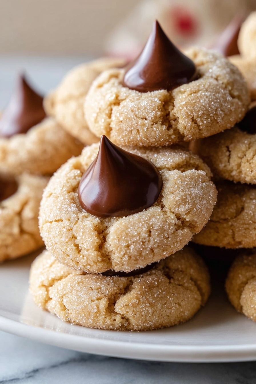 peanut butter blossoms - Serving Suggestion