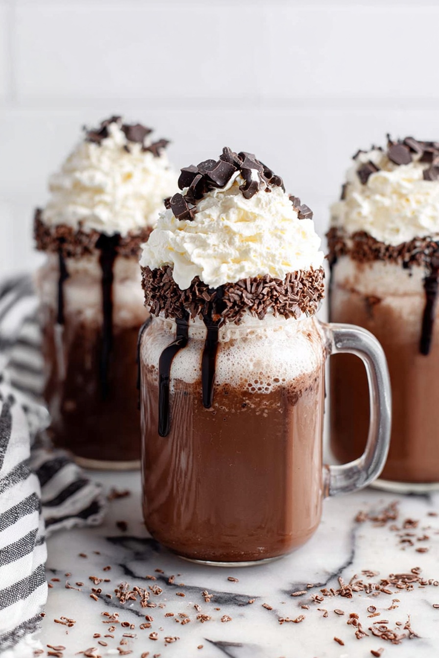 Adult Hot Chocolate - Serving Suggestion