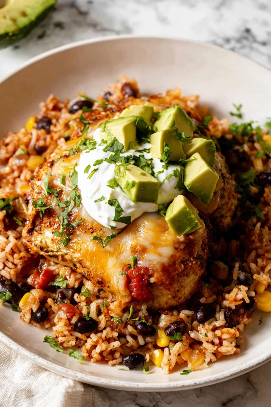 chicken salsa casserole - Serving Suggestion