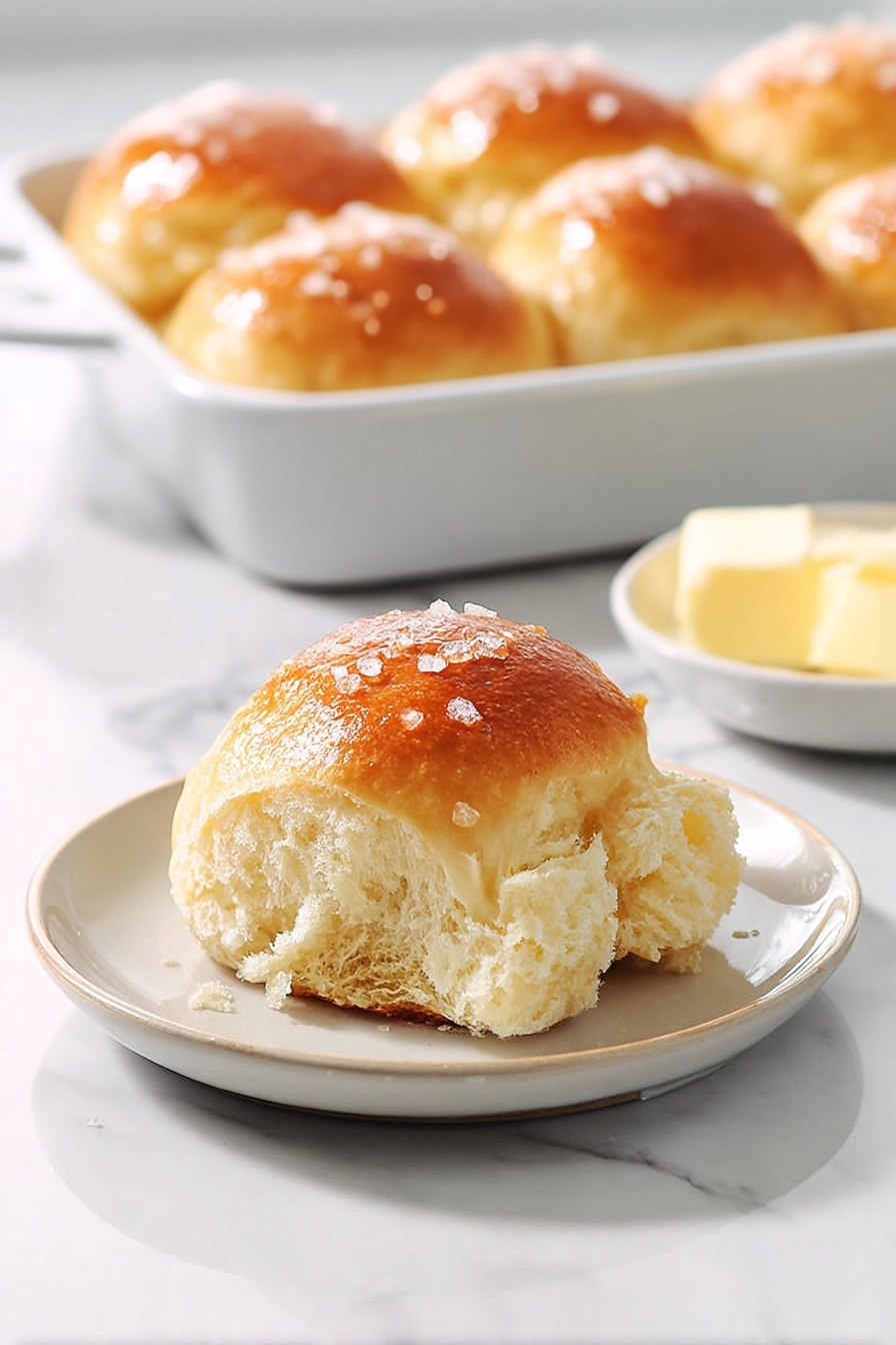 homemade dinner rolls - Serving Suggestion