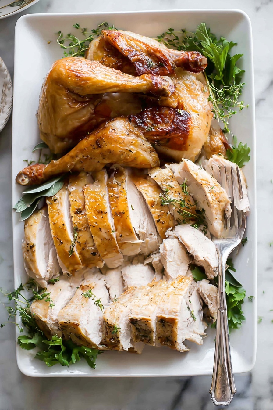 herb roasted turkey - Serving Suggestion