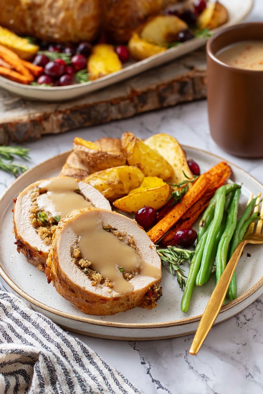 Vegan Turkey Roast - Serving Suggestion