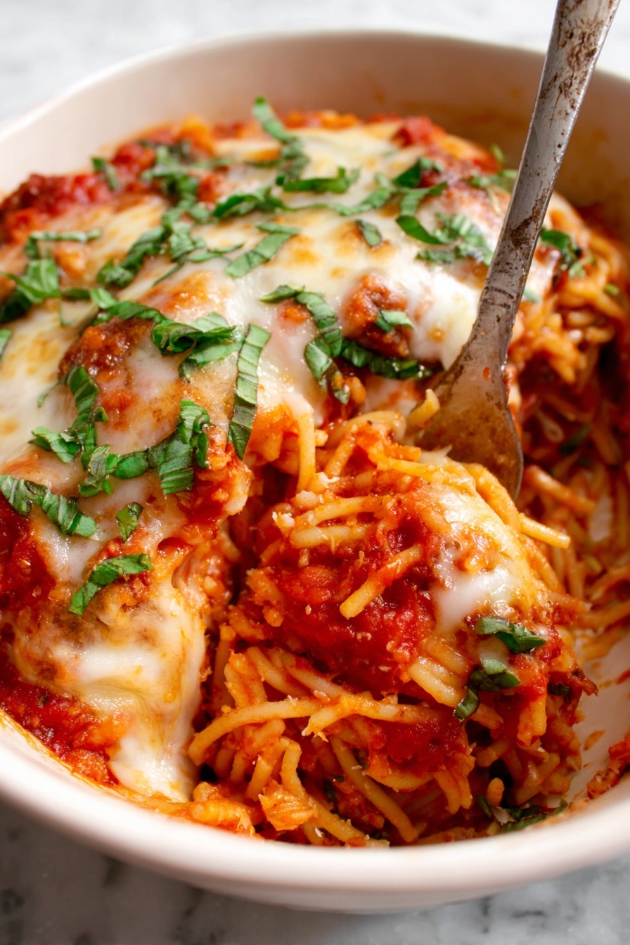 baked spaghetti - Serving Suggestion