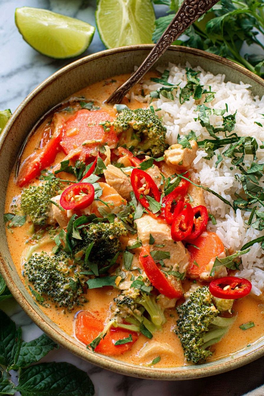 Thai Chicken Curry - Serving Suggestion