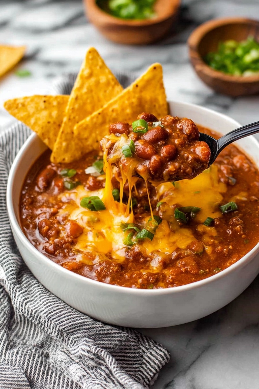 Pumpkin Chili - Serving Suggestion