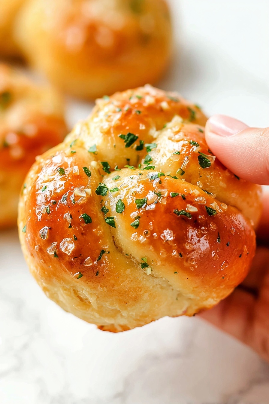 Seven light brown dough knots with a soft, slightly rough texture are placed on a white marbled surface. The knots are round, twisted in various small loops and folds. Near the upper left corner, a clear glass jar filled with white flour sits with a wooden spoon inside. A blue and white checkered cloth lies partially folded next to the jar. The scene is bright with natural light, highlighting the pale dough and white flour dust on the marble. Photo taken with an iphone --ar 2:3 --v 7