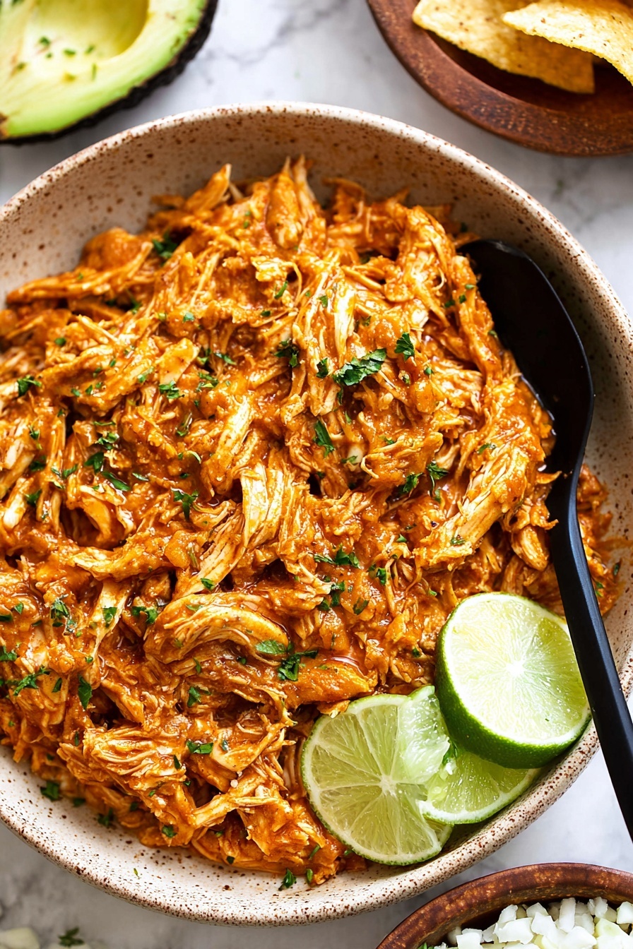 A black pan filled with a thick bright red tomato sauce with visible soft cooked onion slices mixed throughout, a simple wooden spoon with a smooth surface is resting in the sauce, the pan is on a small white portable stove, all placed on a white marbled surface, photo taken with an iphone --ar 2:3 --v 7